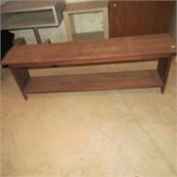 Long Wood Bench