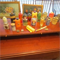 Antique Collection of Tooth Paste Tins & More