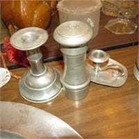 Mixed lot of Pewter