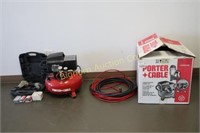 Porter Cable Air Compressor w/ 16 Ga Finish Nailer