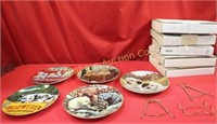 Anheuser-Busch Collector Plates 5pc lot