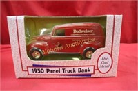 Anheuser-Busch Die Cast Bank 1950 Panel Truck