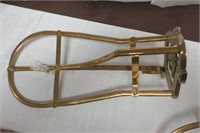 Brass Saddle Rack - made in England