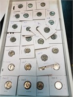 USA Lot Of 32 Different Dimes From 1965