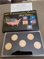 US Gold Plated Set 1999 Commemorative Quarters