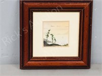 framed watercolor, "tranquility" Peter.J.Thompson