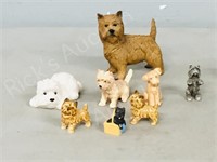 assorted dogs & figures