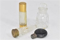 (4) Mini Perfume Bottles