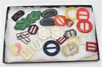 Collection Of Vintage Ladies Buckles