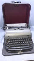 Remington rand typewriter in case