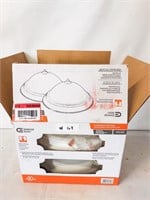 (Lot of 2) Commercial Electric 12" Flush Mount