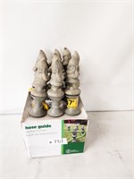 (9 Total) Garden Gnome Hose Guides