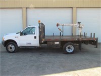 2001 Ford F550 Super Duty FB Truck w/Crane