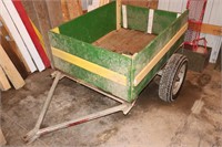 4.5ft long 3.5ft wide yard cart trailer