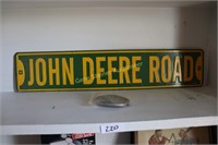 John Deere Road Sign and John Deere Belt Buckle