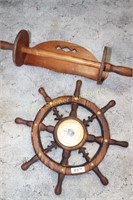 Wooden Wheel Barometer ,Paper Towel Holder/roller