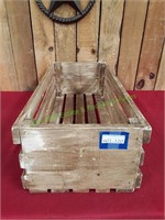 9" x 20" x 6" Wood Crate