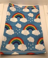 Kids face and neck cover rainbow with ear holes