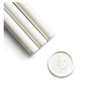 White Sealing Wax Sticks, 6 Pack