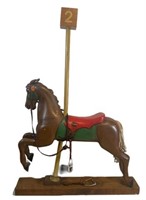 Turn of the Century Wooden Carousel Horse
