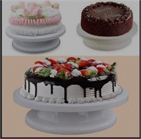 New 1 pcs Round Shape Cakes Turntable