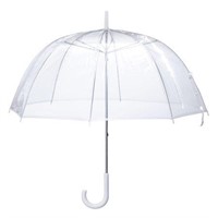 NEW - Clear Plastic umbrella 23 inch length