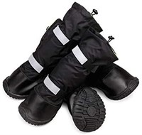 Petleso Pack of 4 waterproof winter boots for