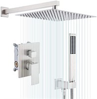 KES Shower System Brushed Nickel Shower Faucets