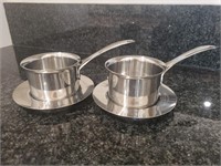 2 Stainless Steel Mini Pans