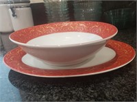 Chris Madden JCP Plate and Bowl