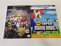 (2) Strategy Guide Super Mario Bros., Super Smash