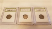 1905 Liberty Nickel, Buffalo Nickel and 1942