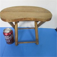 Small Childs Wood Primitive Stool
