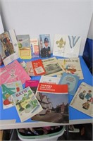 Vintage Boyscout And Other Paper group old
