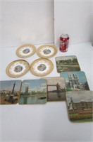 Vintage Coaster Plates