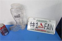 St. Louis Cardinals License Plate New Sealed