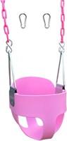 High Back Full Bucket Toddler Swing Seat (Pink)