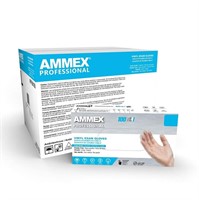 AMMEX Medical Clear Vinyl Gloves, Qty 1,000, Small
