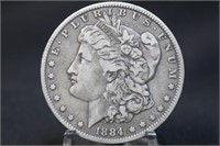 1884-O Morgan Silver Dollar