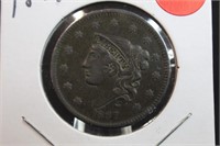 1837 Large Cent Coin Excellent