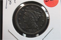 1845 Large Cent Coin Excellent