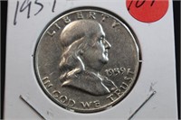 1959 Franklin Silver Half Dollar