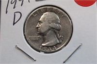 1944-D Washington Silver Quarter