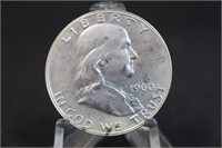 1960 Proof Franklin Silver Half Dollar