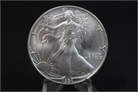 1991 1oz .999 United States Silver Eagle