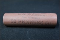 Original Bank Roll of Wheat Cents