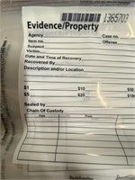 Large Lot of Unused Evidence Bags