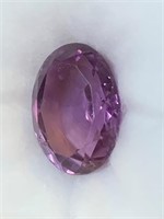Amethyst Fine 9.40ct Oval 12 x 15mm Natural