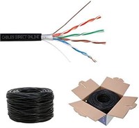 CAT6 1000FT Shielded Outdoor 23 AWG 550MHz Cable