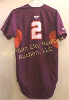 Game Worn Nike Maroon Jersey - # 2 - size 38